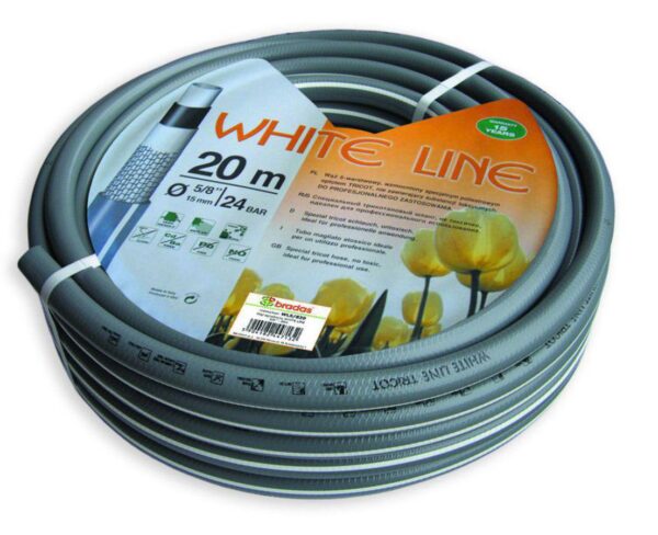 BRADAS ΛΑΣΤΙΧΟ ΠΟΤΙΣΜΑΤΟΣ WHITE LINE 3/4" - 20m